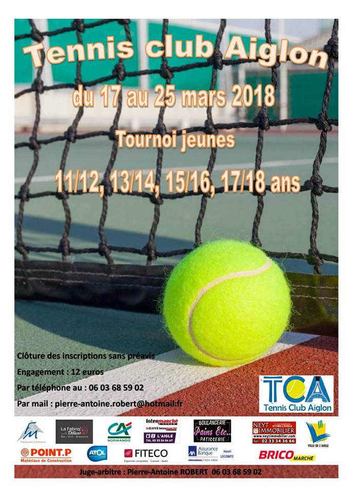 Affiche tournoi jeune