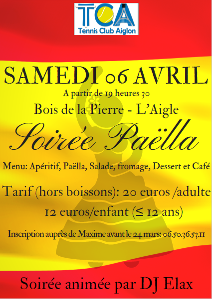 Affiche Paella